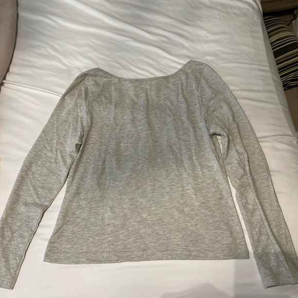 BNWT- Bolongaro gray henley shirt- size large - Picture 2 of 2